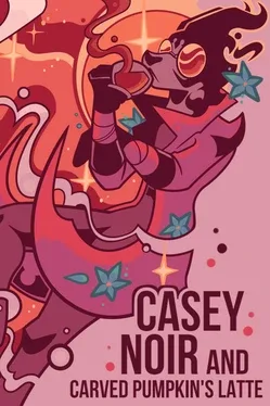 Cover Casey Noir and Carved Pumpkin's Latte